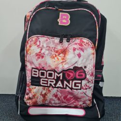 Boomerang Orthopaedic Bag Grey/Pink Print