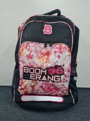 Boomerang Orthopaedic Bag Grey/Pink Print